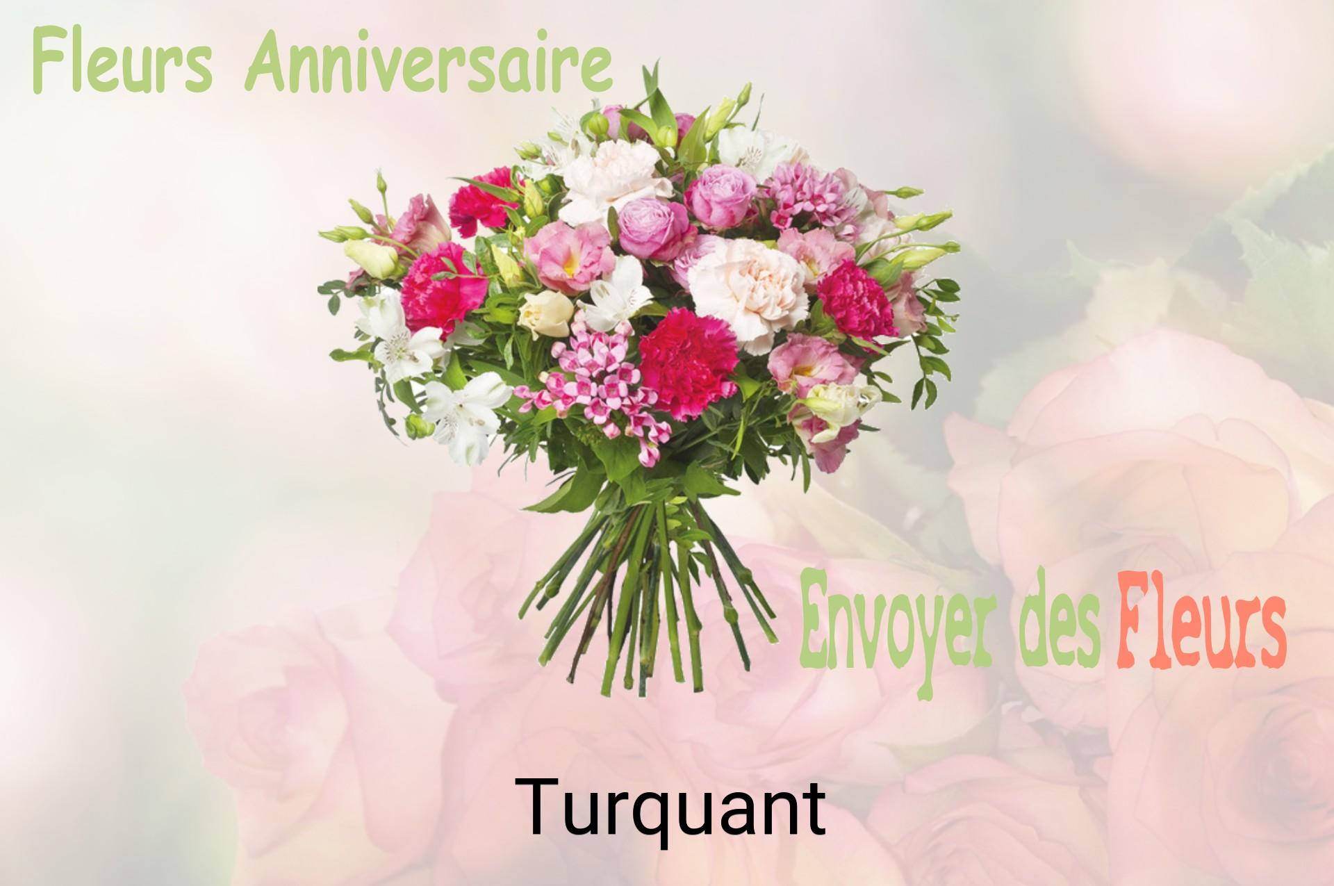 Bouquet de fleurs d’anniversaire livré à Turquant